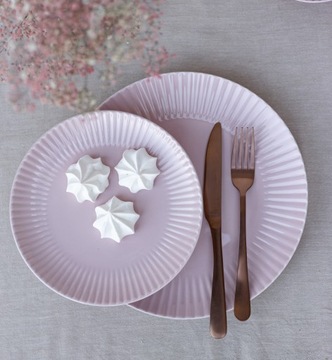 LIKED DAISY K7 УЖИННЫЙ СЕРВИС 6/18 EL РОЗОВЫЙ ФАРФОР