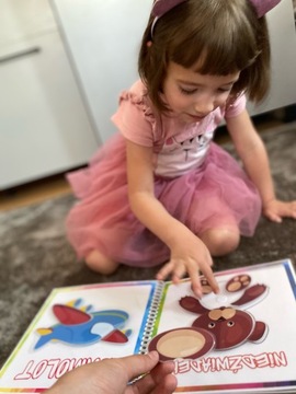 Развивающая книга на липучке Мои первые приложения