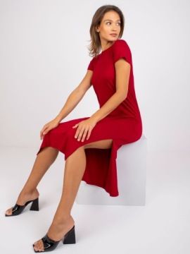 Длинная туника МАКСИ DRESS SUMMER бордовый F08 40 л