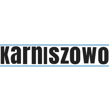 KARNISZ SZYNA SUFITOWA ALUMINIOWA PODWÓJNA SLIM 200 cm z żabka/agrafka