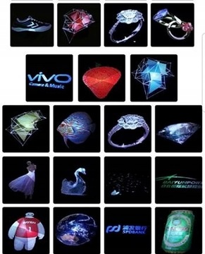 СОВРЕМЕННЫЙ ВИД РЕКЛАМНОЙ ГОЛОГРАММЫ 3D 320 LED WIFI