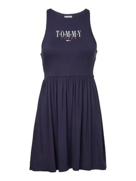 TOMMY HILFIGER SUKIENKA DAMSKA LALA SKATER NAVY rS