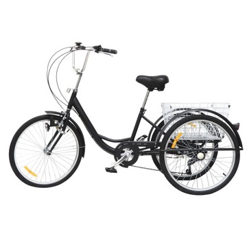 24-ДЮЙМОВЫЙ 6-СКОРОСТНОЙ ВЕЛОСИПЕД ДЛЯ ВЗРОСЛЫХ С ЛАМПОЙ