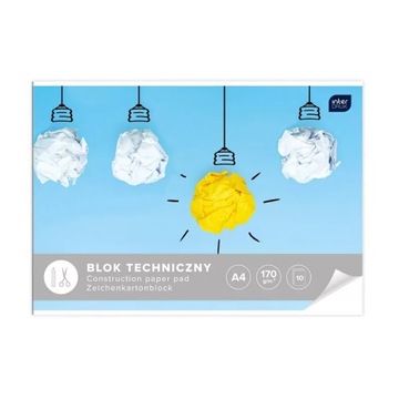 BLOK TECHNICZNY A4 10K INTERDRUK