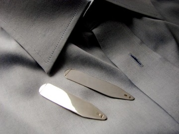 СЕРЕБРЯНЫЕ РЕБКИ ДЛЯ РУБАШКИ