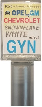 OPEL CHEVROLET GM GYN SNOWNFLAKE WHITE LAKIER ZAPRAWKA DO RYS 10 ML ARA
