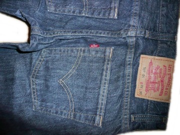 SPODNIE JEANS LEVI'S 507 DENIM W26/L30- W68/L95 QUALITY COMFORT REGULAR FIT