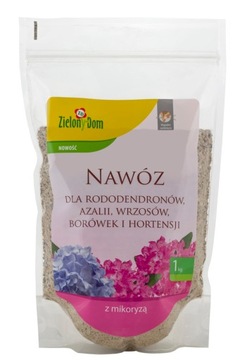 NAWÓZ DO RODODENDRONÓW MIKORYZA AZALIE WRZOSY 1KG