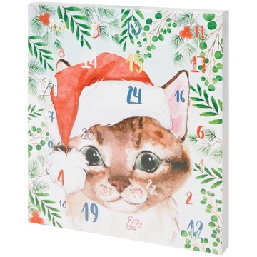 Креативный адвент-календарь, в котором вы сможете самостоятельно заполнить 24 поля.