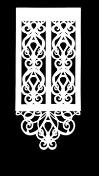 PANEL GOTOWY AŻUR EKRAN FIRANA 60 X 110cm + GRATIS