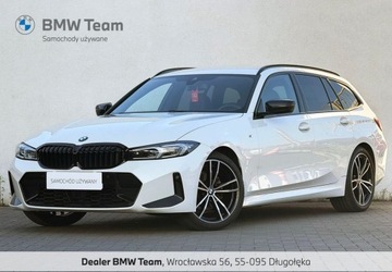 BMW Seria 3 G20-G21 Touring 2.0 320d 190KM 2022 BMW Seria 3 320d Pakiet M Head-Up Ogrzewana Kierownicafotele przod Adaptiv