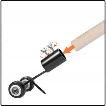 Wycinak do usuwania chwastów Kontext KX4743_1 czarny