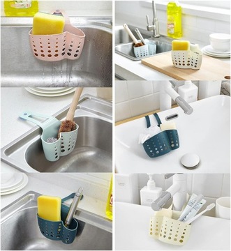 V1 РЕЗИНОВАЯ ГУБКА-ОРГАНИЗАТОР НА ПРИСОСКЕ ПОДВЕСНОЙ ДЕРЖАТЕЛЬ КОРЗИНЫ ДЛЯ СМЕШАННОЙ МОЙКИ