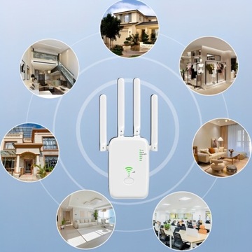 УСИЛИТЕЛЬ СИГНАЛА WiFi для сетей 5 ГГц МОЩНЫЙ, диапазон 1200 Мбит/с, доставка из Польши