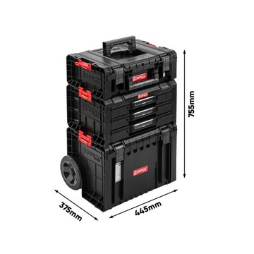 QB10 - Тележка PRO, Эксперт с 3 ящиками, Техник