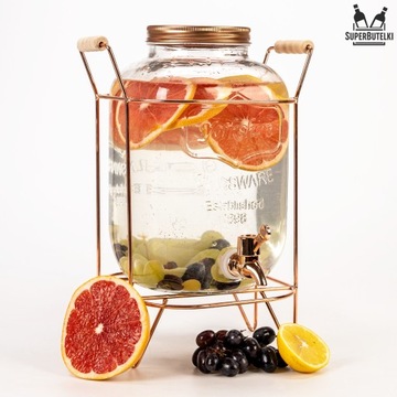 БАНКА 5л с краном для воды и напитков с подставкой