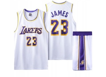 KOSZULKA NBA LAKERS JAMES 23 BIAŁA 5XL