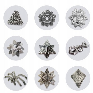 NeoCube Kulki Magnetyczne Klocki 3mm 1000szt