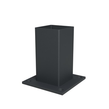 Цоколь столба балюстрады 60x60 розетка RAL