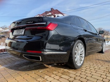 BMW Seria 7 G11-G12 Sedan Facelifting 3.0 740d 340KM 2020 BMW 7 740 d Tylna oś skrętna, zdjęcie 6