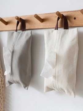 Подвесной держатель для салфеток в японском стиле, чехол для косметической коробки, холст, ткань