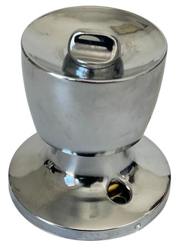 ДВЕРНАЯ РУЧКА РУЧКИ ЗАМОК С ЗАМКОМ ДВЕРНОЙ ТУАЛЕТ ВРАЩАЮЩИЙСЯ СТАЛЬ хромированный набор