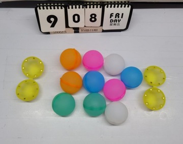 BOMBY MAGNETYCZNE BALONY WODNE WIELORAZOWE SAMOZAMYKAJĄCE 12 SZT