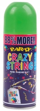 SERPENTYNA W SPRAYU KONFETTI NA PARTY URODZINY IMPREZĘ ZABAWE NEONOWE 250ml