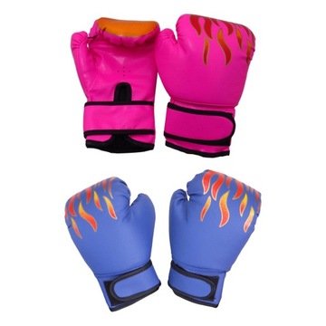 de-Punching Gloves Punch Mitts 2 Pair of Kids Training Boxing Pink and Blue