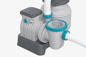 Насос для песка для бассейна 6056 л/ч + шарики фильтра Bestway