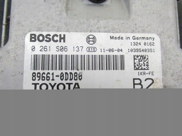 ECU TOYOTA YARIS 1.3B 89661-0D080 MB2750003434