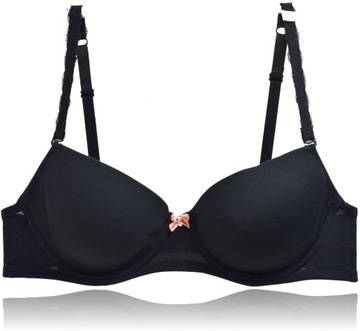 Atlantic wygodny biustonosz push-up bawełna 70E
