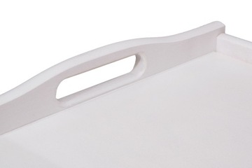 Стол Поднос для завтрака на кровать с ножками для ноутбука Белый Подарок на День святого Валентина