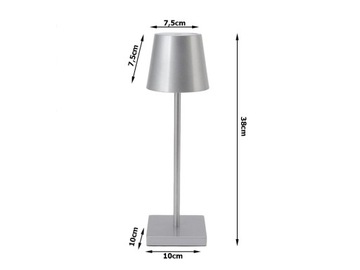 НАСТОЛЬНАЯ НОЧНАЯ ЛАМПА СЕНСОРНАЯ ЛАМПА 3-Х СТУПЕНЧАТАЯ ВЫСОКАЯ БЕСПРОВОДНАЯ USB