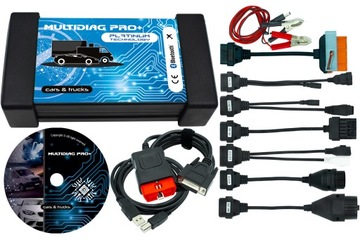 MULTIDIAG PRO+ PLATINUM 2024 TESTER INTERFEJS POLSKI + 8 KABLI OSOBOWE