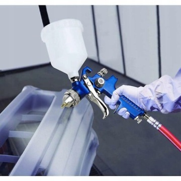 HVLP мини краскопульт 1.4 мм для компрессора + бак