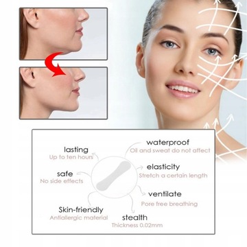 100 шт. невидимая лента для лифтинга лица