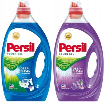 Persil Zestaw Żel Lavender Silan 120pr 2 x 3L