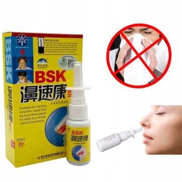 Potężny Nieżyt Nosa Spray Zapalenie Zatok Nosa