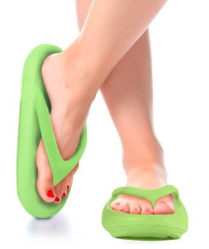 FLIP FLOPS JAPONKI, KLAPKI MASYWNE. MUST HAVE NA LATO R.36 ZIELEŃ