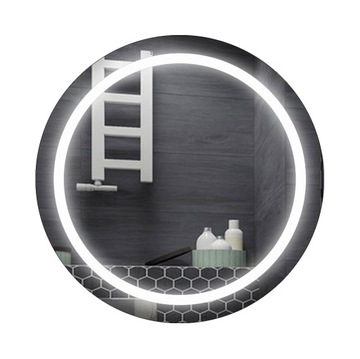 Lustro ścienne okrągłe Galakor BL00015324 Nemezis 60 cm
