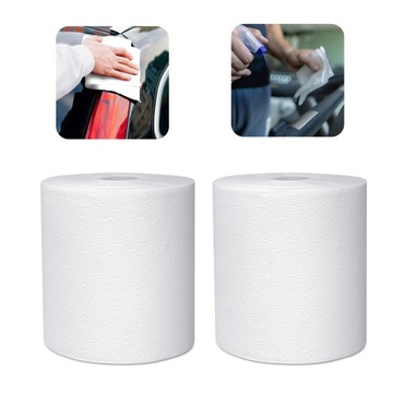 Промышленное БУМАЖНОЕ ПОЛОТЕНЦЕ ДЛЯ ЧИСТКИ белая целлюлоза рулон 2 шт. 200 м