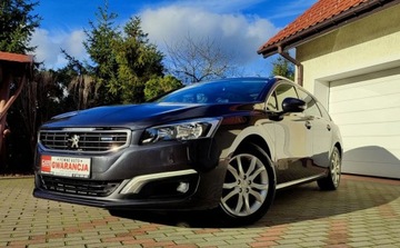 Peugeot 508 I SW Facelifting 2.0 BlueHDi 150KM 2015 Peugeot 508 Poliftowy LEDY Zadbany Serwisowany SKORY Kamerka GPS Head Up, zdjęcie 13