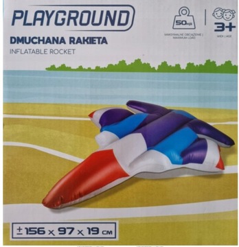 MATERAC DO PŁYWANIA PLAYGROUND DMUCHANA RAKIETA