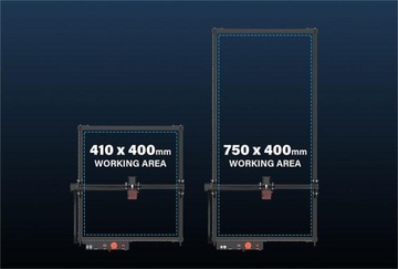 Лазерный гравер мощностью 5 Вт 10000 мм/мин 0,05x0,07 мм 410x400 мм 8 мм Mecpow X3