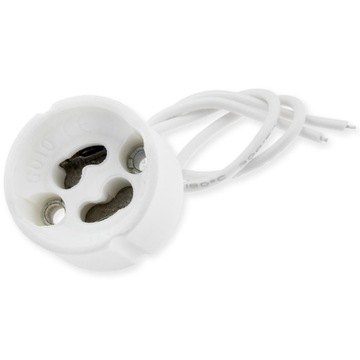 10x Gniazdo przyłączeniowe GU10 Oprawka do Żarówki LED OPRAWA KOSTKA ZŁĄCZE