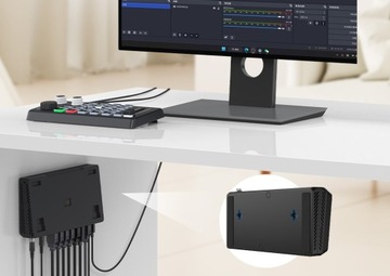 ULANZI DD02 ВИДЕОМИКШЕР 5X HDMI/АУДИО Студия звукозаписи Прямая трансляция