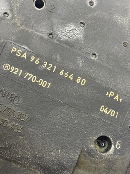 PEUGEOT 607 ANTÉNA KOMPLETNÍ 9632166480