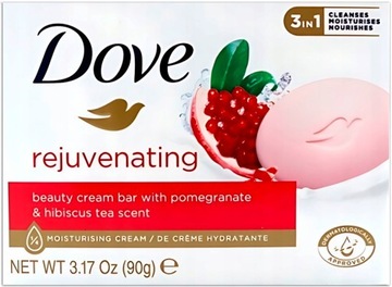 Mydło w kostce DOVE Rejuvenating Pomegranate & Hibiscus Tea 90 g
