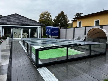 Крыша бассейна, бассейн, 420 x 850 x 65 см - Системные покрытия